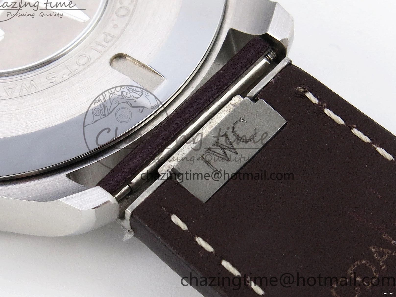 MIROTIME 0127 Pilot Mark XX IW328205 ZF 1:1 Best Edition Green Dial on Brown Leather Strap A UrbanStyle 7029